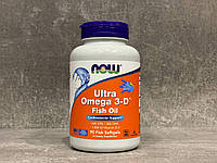 NOW Foods, Ultra Omega 3-D, Ультра омега 90 капсул