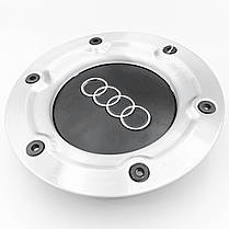 Ковпачки (заглушки) в литі диски AUDI (Ауді) 147 мм Чорні (8N0601165A), фото 2