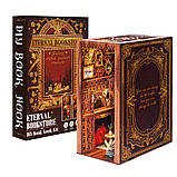 Бук Нук Бібліотека Eternal Bookstore Румбокс Book Nooks Cutebee YS05 Інтер'єрний конструктор, фото 4
