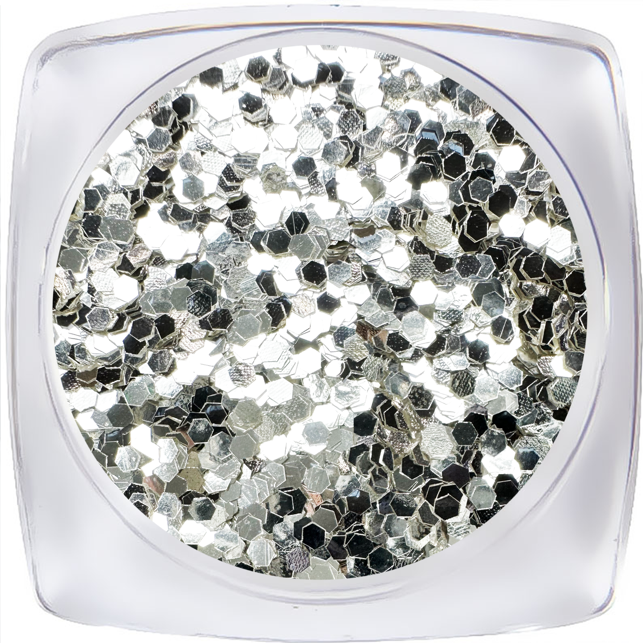 Шестигранники конфеті для декору дзеркальні дрібні