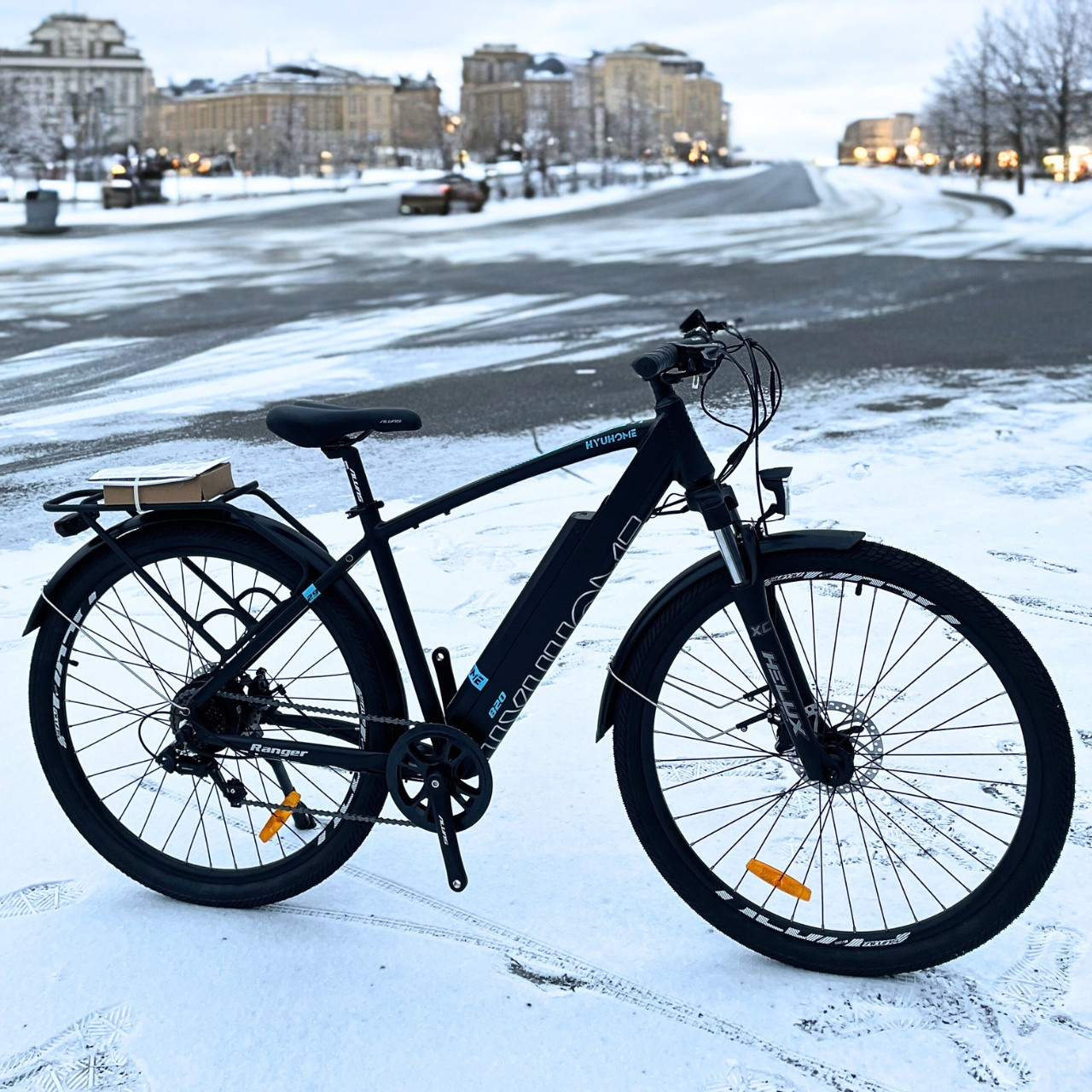 Електровелосипед 27.5" Ranger Man Рама 17 зад мотор 36V/350W, батарея 36V 12.5A/H, SHIMANO 1*7 SPEED,