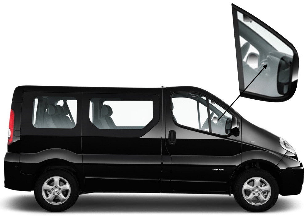 Кватирка передніх дверей права Nissan Primastar 2001-2013, фото 1