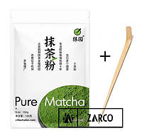 Зелёный чай Матча (Маття) TM Smoul Matcha Village 100 г (Клас A) с ложкой Чаcаку в подарок