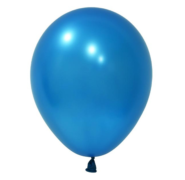 Кулі повітряні хром синій 12" (50 шт/уп) Balonevi, фото 1