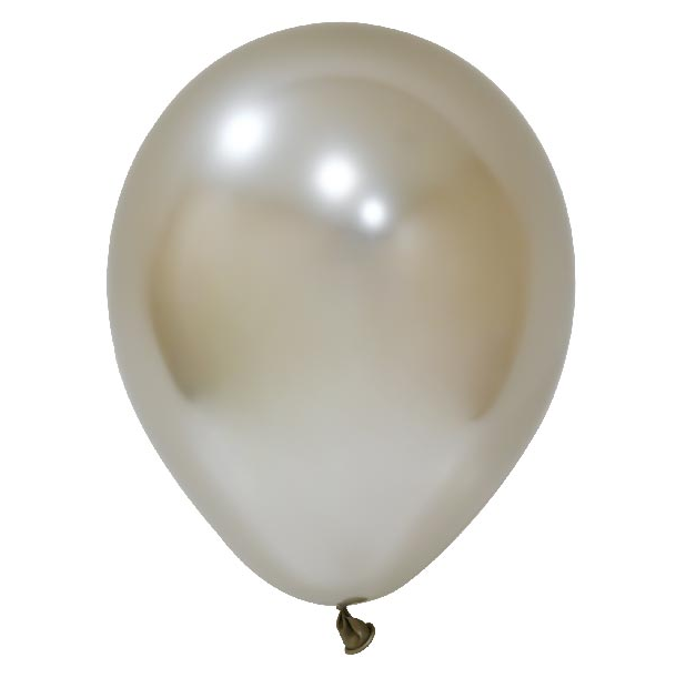 Повітряні кулі біле золото 12" (30 см) Balonevi