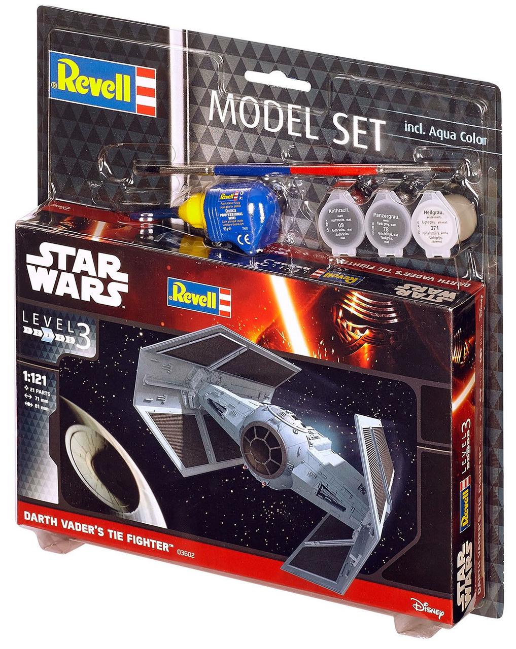Збірна модель Revell  Зоряний СІД-винищувач Дарта Вейдера масштаб 1:121 (RVL-63602)