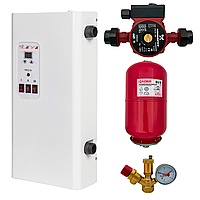 Електричний котел STARVA 3 кВт з Насосом, Баком та Группою Безпеки