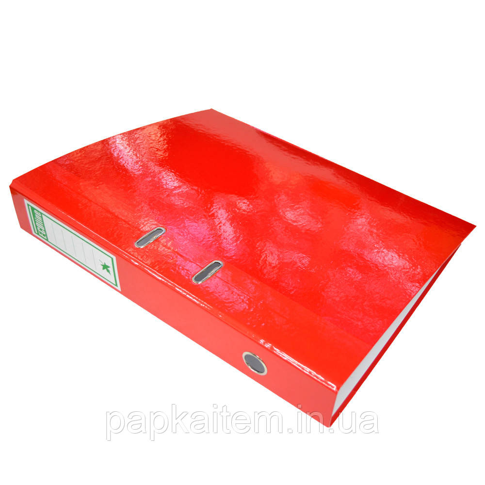 Папка-реєстратор, А3, 70 мм, вертикальна, PP покриття Червоний