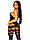 Leg Avenue Illusion halter bodystocking Black O/S, фото 2