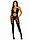 Leg Avenue Illusion halter bodystocking Black O/S, фото 5