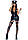 Leg Avenue Vinyl Naughty Cop Black XS, фото 4