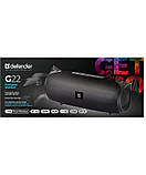 Портативна bluetooth колонка Defender G22 (1.0) 20Вт TF USB AUX (Чорний), фото 4