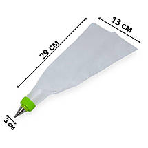 Кондитерський мішок №18763 з перехідником та насадками 6 шт, фото 3