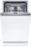 Bosch Посудомийна машина вбудована, 10компл., A++, 45см, дисплей, 3й кошик, білий  Baumar - Купуй Це