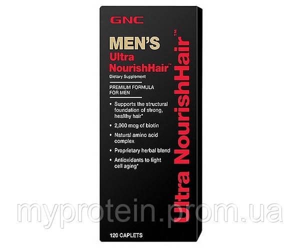 Здоров'я чоловіків Men's Ultra nourishHair (120 caplets)