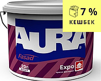 Краска фасадная AURA FASAD EXPO акриловая белая 20л