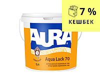 Лак панельный AURA AQUA LACK 70 акриловый 1л