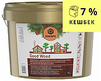 Масло для деревянных срубов ESKARO GOOD WOOD воднодисперсионное 9л