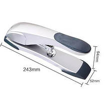 Потужний Степлер Deli 0391 чорний, до 60 аркушів (скоби №24,26), фото 4