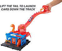 Трек Хот Вилс Атака Скорпиона Hot Wheels Toy Car Track Set City Scorpion Flex Attack HDR32