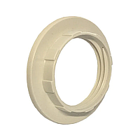 Кольцо для патрона пластик Е14 белый