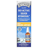 Коллоидное серебро спрей Bio-Active Silver Hydrosol Sovereign Silver, 10 част/млн 59 мл