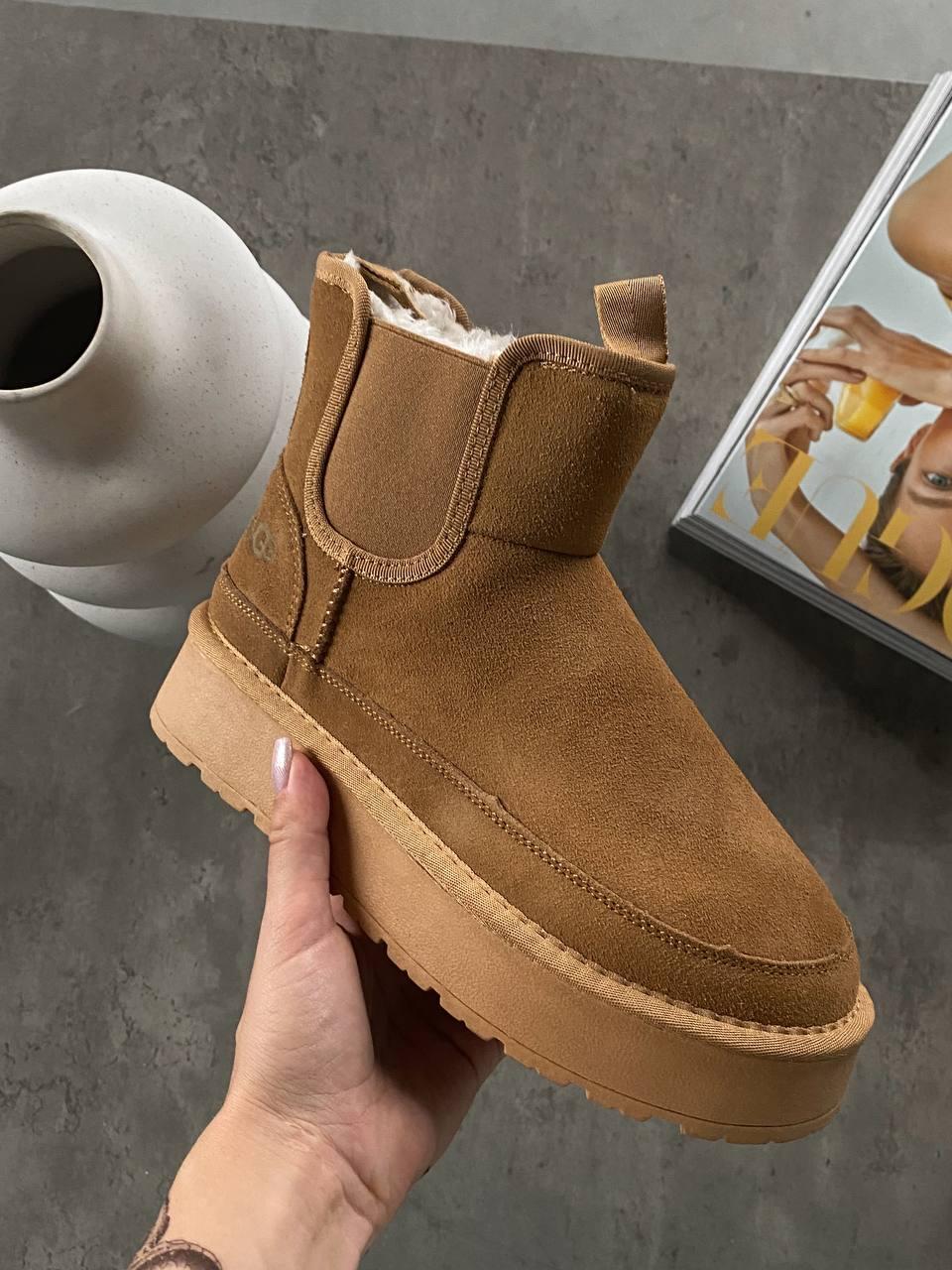 Ugg wedge boot chelsea boot deals