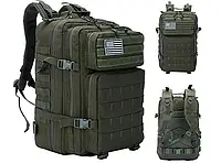 Рюкзак военный штурмовой тактический Molle 45L Olive