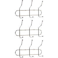 Вішалка настінна на 3 подвійних гачка, 26*8*13 см X2-252 (X2-252(87712))