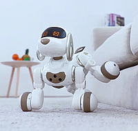 Собачка-робот на радиоуправлении интерактивная ходячая со светом и звуком