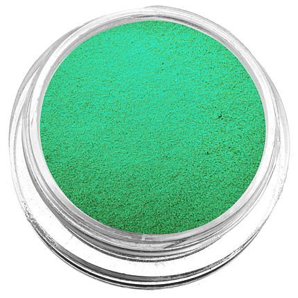Акрилова пудра для декору, зелена, фото 1