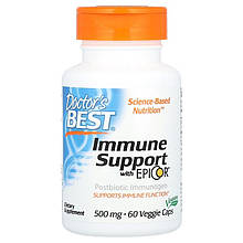 Епікор Doctor's Best "Immune Suport with Epicor" 500 мг, підтримка імунітету (60 капсул)