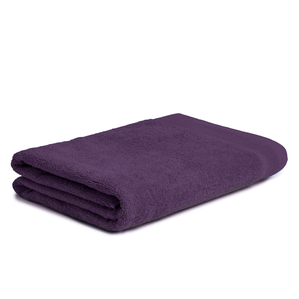 Рушник махровий 100х150 см Наталі щіл. 360 грм/м2 фіолет, фото 1