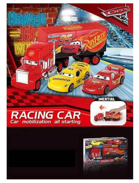 Набор машинок Тачки Cars 3 машинки инерционные Вид 1, цена: 601