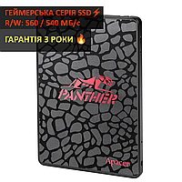 Игровой SSD 512 GB Apacer AS350 Panther AP512GAS350-1 SATA 2.5" диск 512 ГБ SSD для ноутбука и ПК