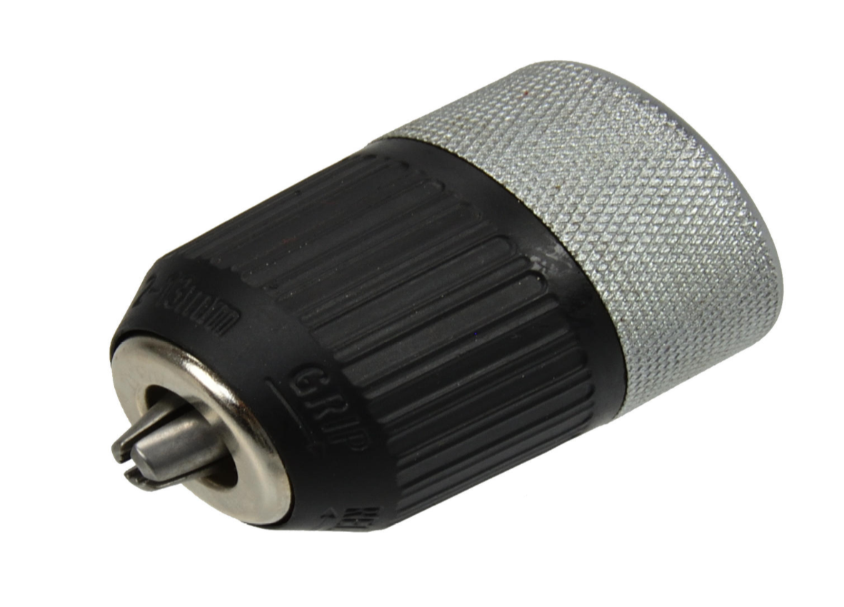 Патрон для дрилі самозажимних 1/2", 2.0-13 мм корпус метал/пластик GEKO G00515, фото 1