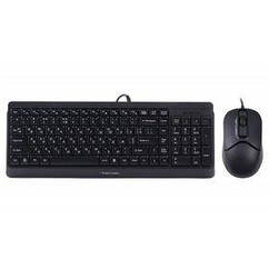 Комплект (клавіатура, миша) A4Tech F1512 Black USB