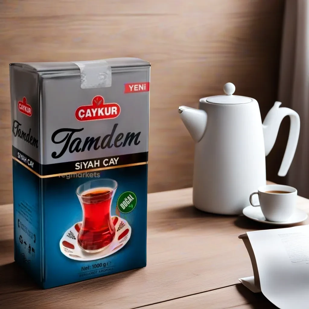 Чай граф Грей чорний зі смаком бергамоту натуральний Caykur Tamdem Earl Grey Tea 1 кг Grida