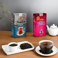 Набор черных чаев: Чай граф Грей Caykur Tamdem Earl Grey Tea 1 кг + чай Caykur Filiz Turkish Black Tea 1кг
