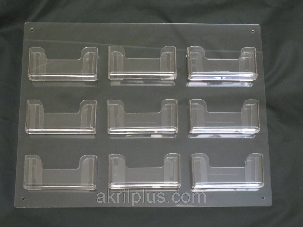 Настінний стенд для візиток на 9 кишень, фото 1