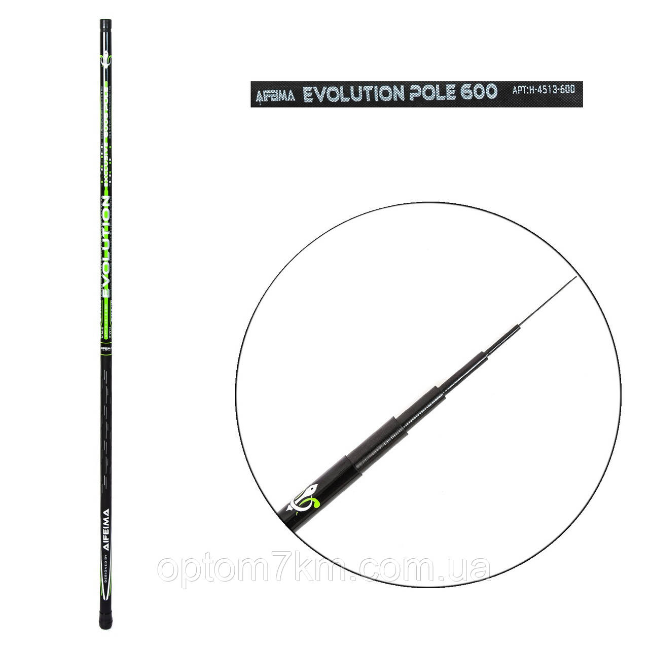 Вудлище без кілець Feima Evolution 6m. 10-30g