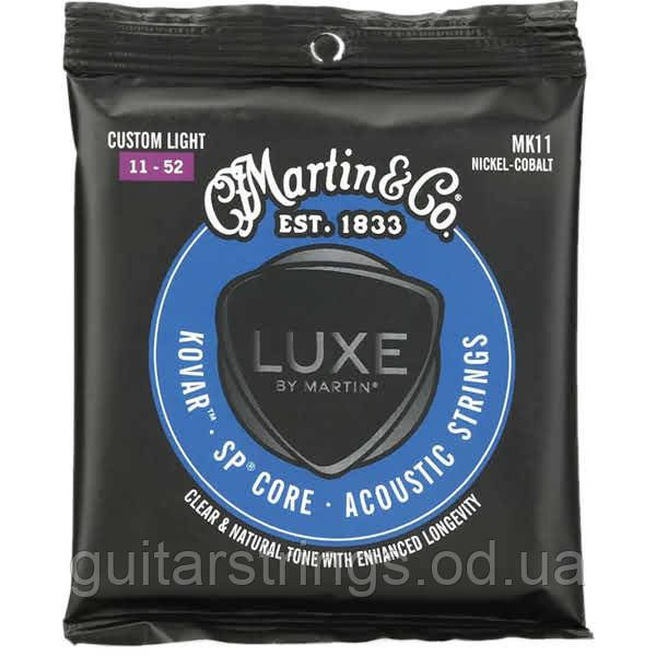Струны Martin MK11 Luxe Nickel Cobalt Kovar SP Core Custom Light 11-52