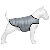 Куртка-накидка для собак светоотражающая WAUDOG, попона, жилет на липучках из рефлективной ткани