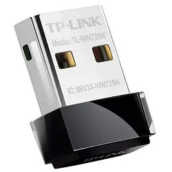 Мережевий адаптер TP-Link TL-WN725N Black Wi-Fi b/g/n