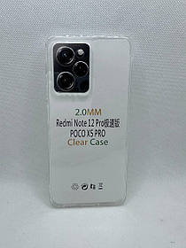 Прозорий силіконовий чохол 2 мм. для Xiaomi Redmi Note 12 Pro 5G