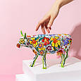 Колекційна статуетка з фестивалю Cow Parade Корова "Vaca Flora" Size L, фото 3