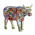 Колекційна статуетка з фестивалю Cow Parade Корова "Vaca Flora" Size L, фото 2