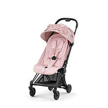 Коляска Cybex Coya Matt Black Simply Flowers Pink