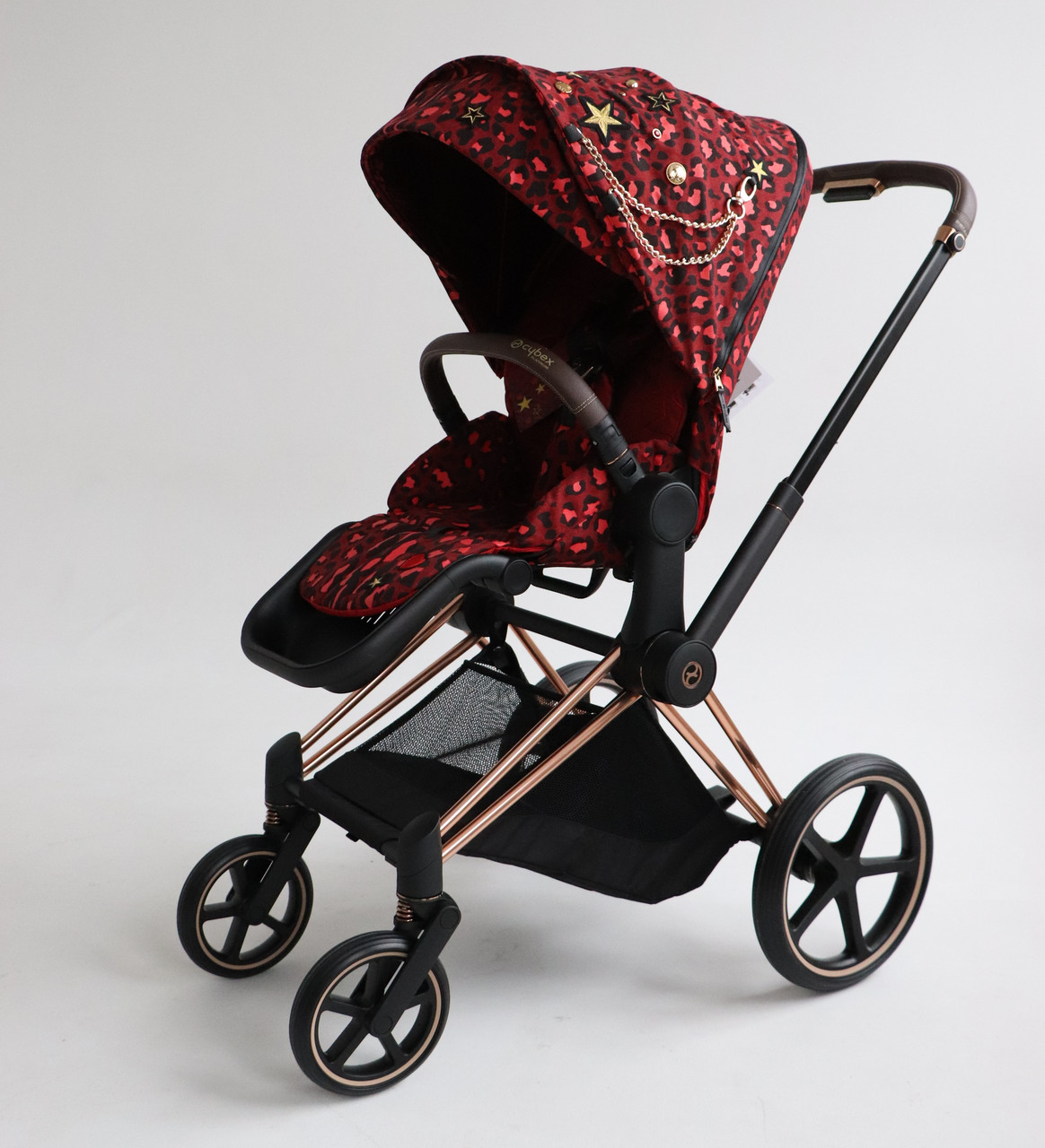 Cybex Priam 4.0 коляска 2 в 1 by Alec Voelkel Rockstar шасі Rosegold, фото 1