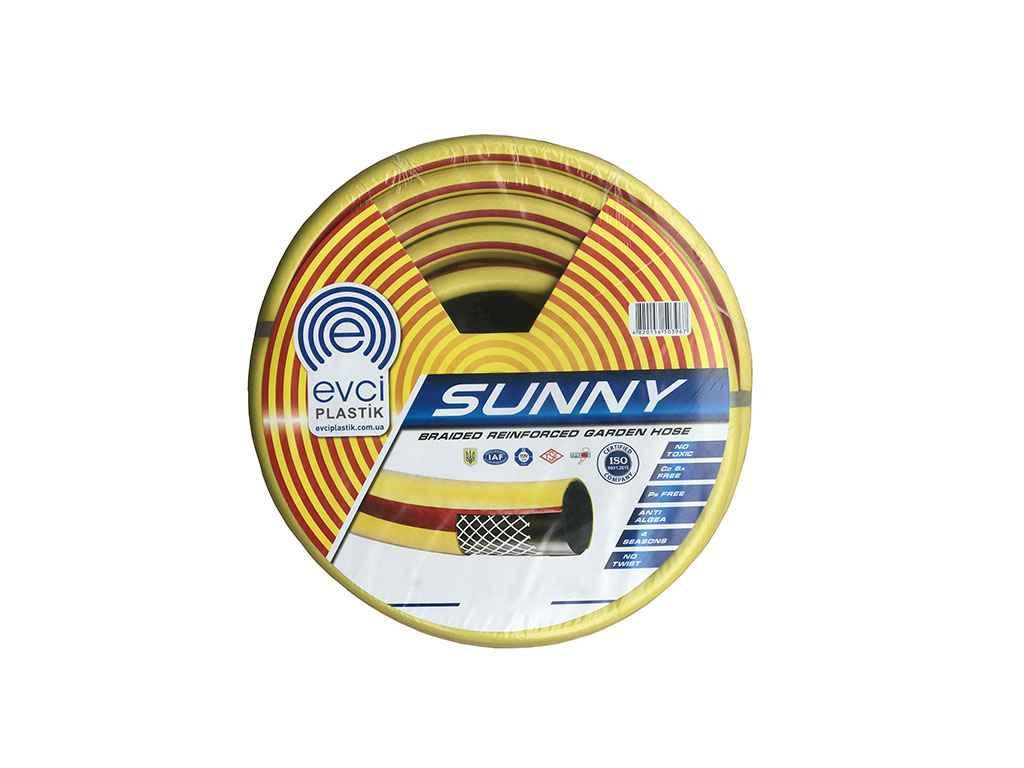 Шланг для поливу 3/4 (20м) Веселка жовта Sunny Gökkuşağı Sari ЕСО ТМ EVCI, фото 1